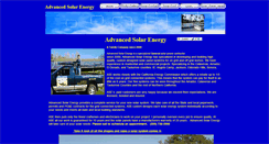 Desktop Screenshot of advancedsolarenergy.com